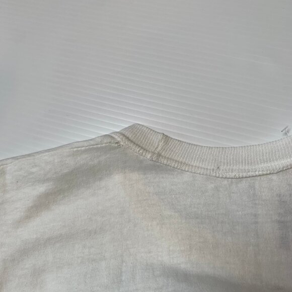 1970s Flintstones Bedrock City University Graphic Tee M - Picture 5 of 5